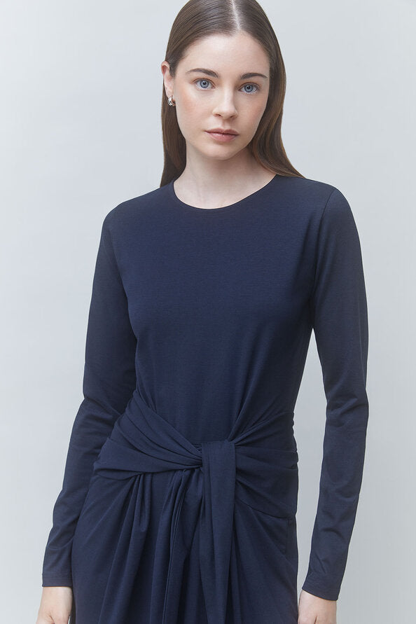 Cloud Front Slit Dress