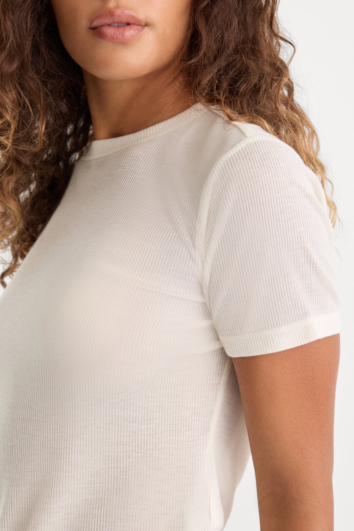 Sheer Rib Tee