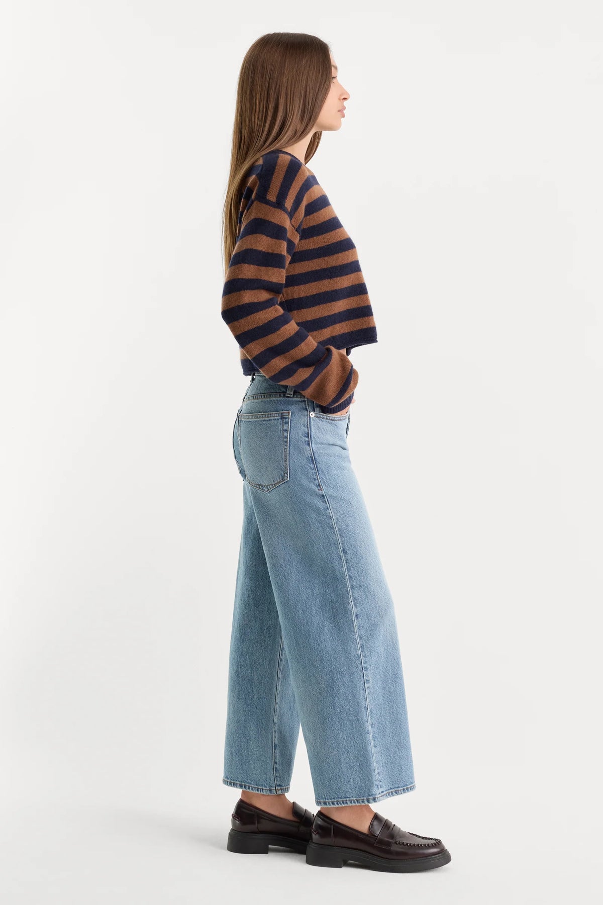 Vintage Wide Crop Jeans