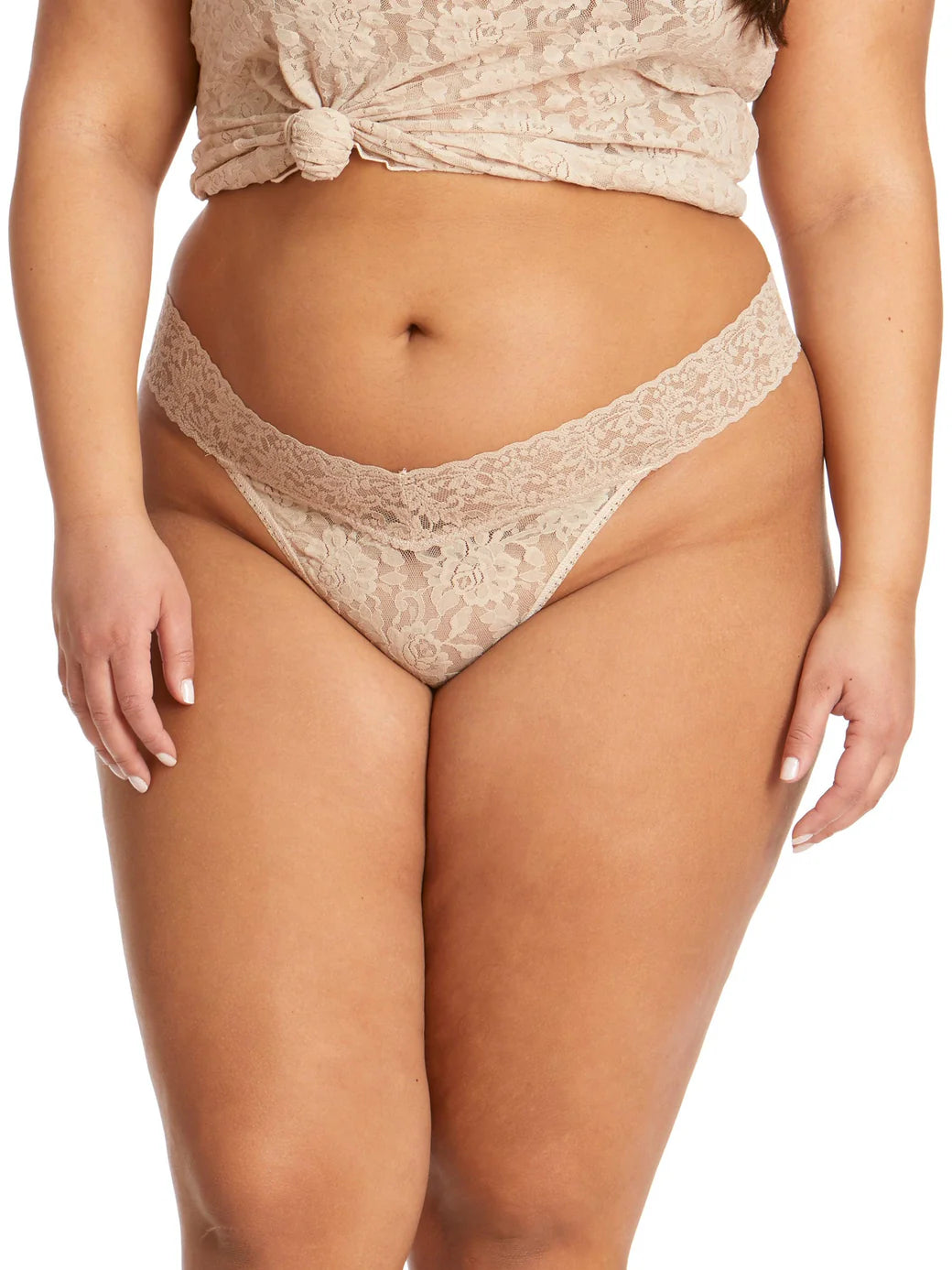 Signature Lace Thong