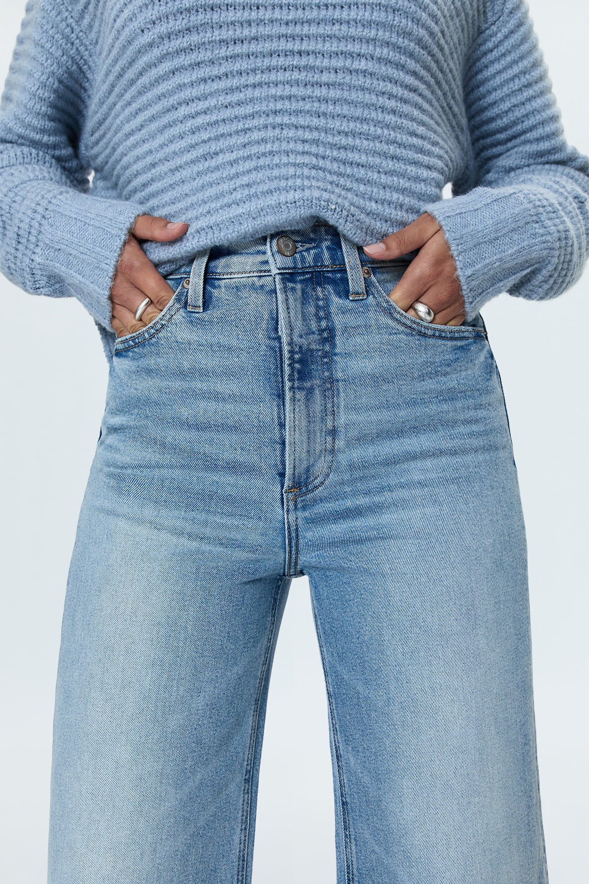 Lana Crop Cuff Wide Leg