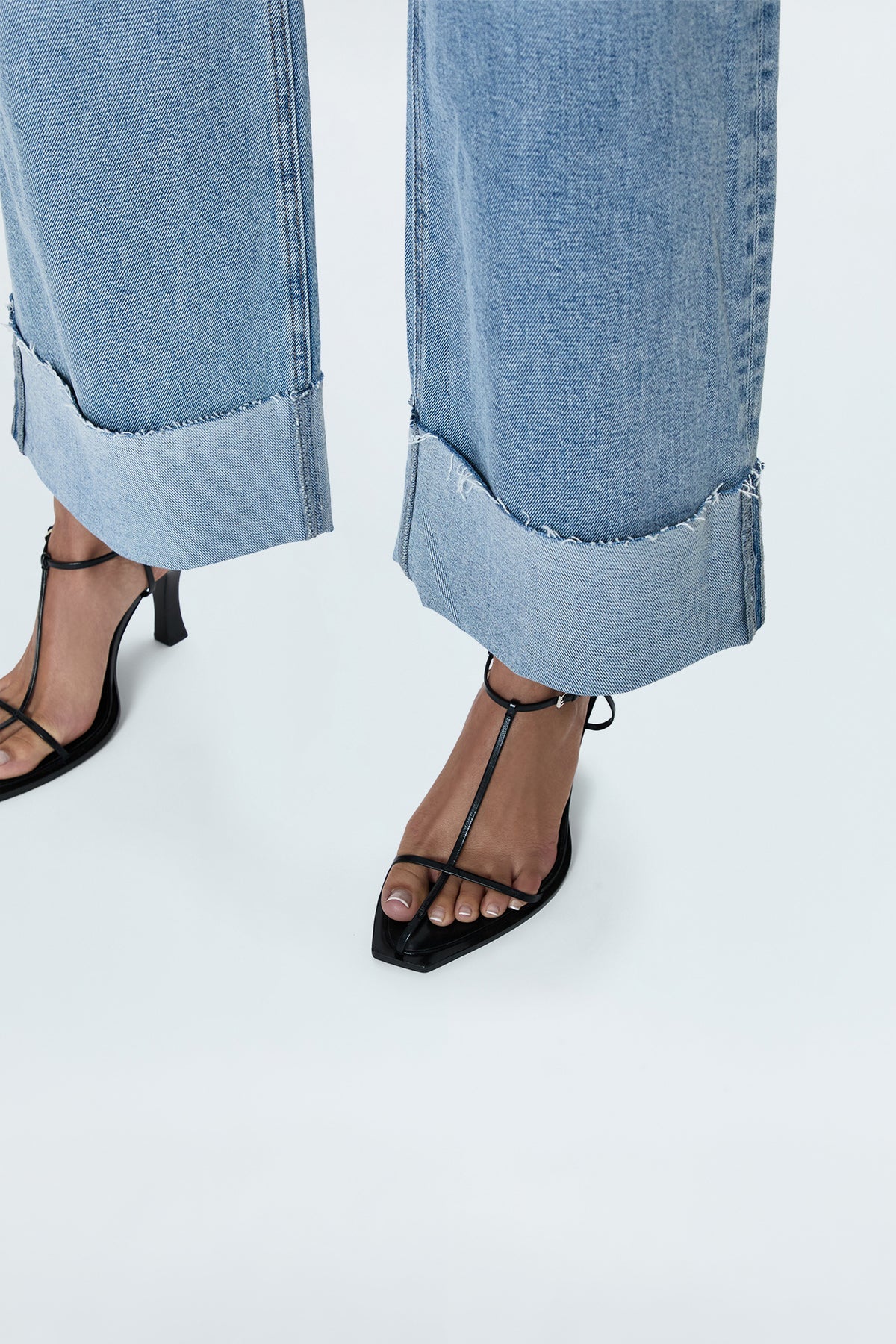 Lana Crop Cuff Wide Leg