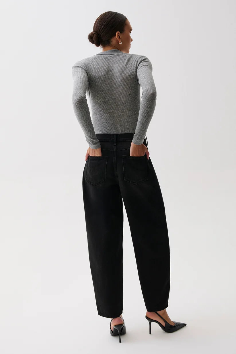 Sacha Relaxed Barrel Jean