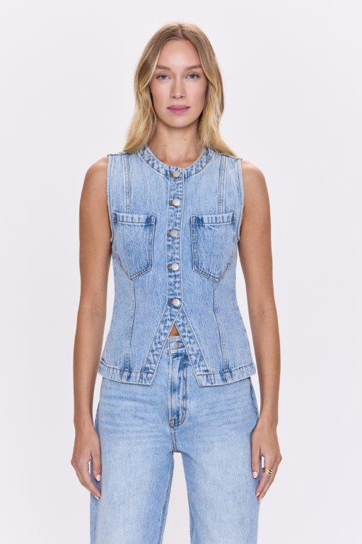 Gia Collarless Vest