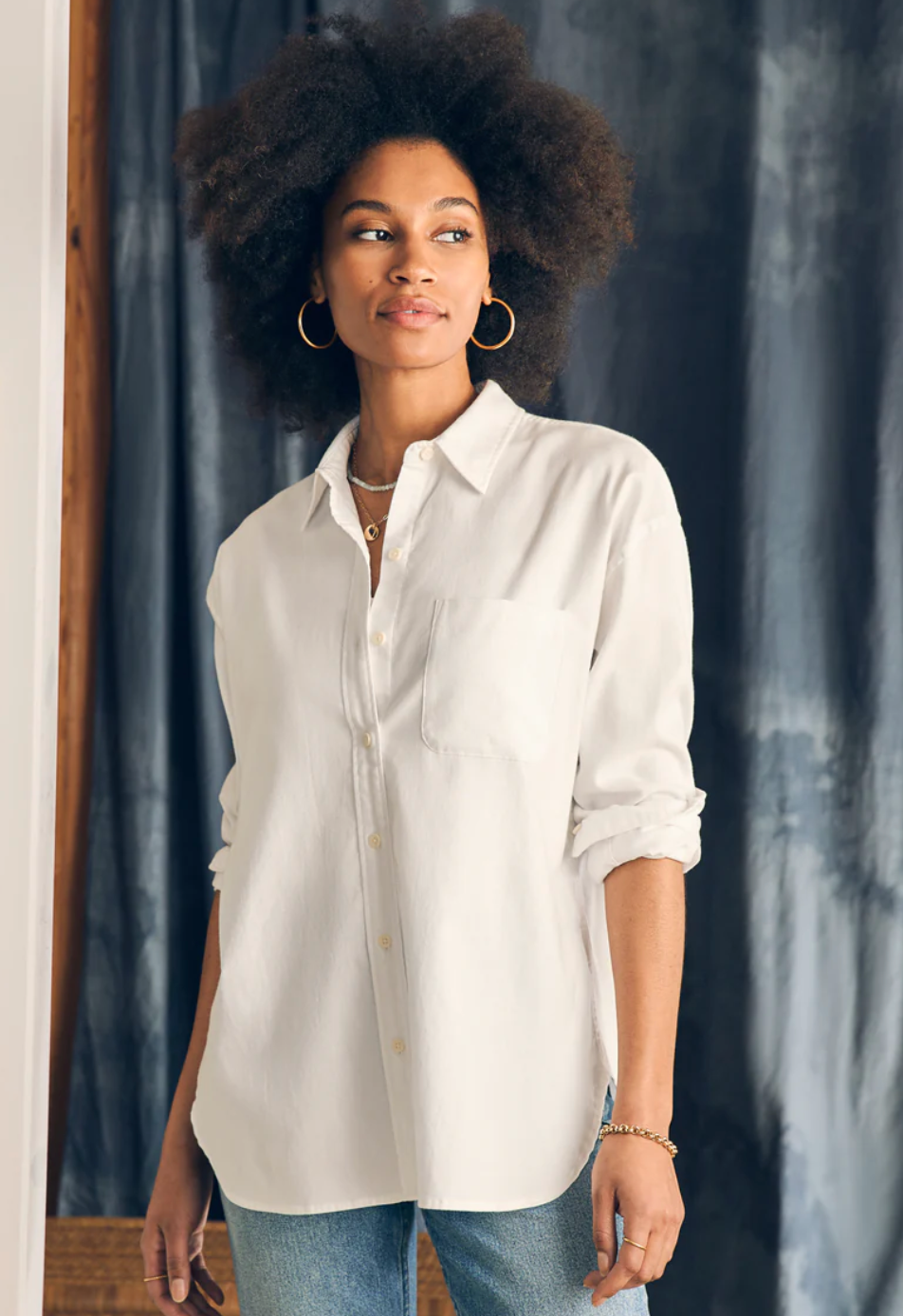 Stretch Oxford Shirt