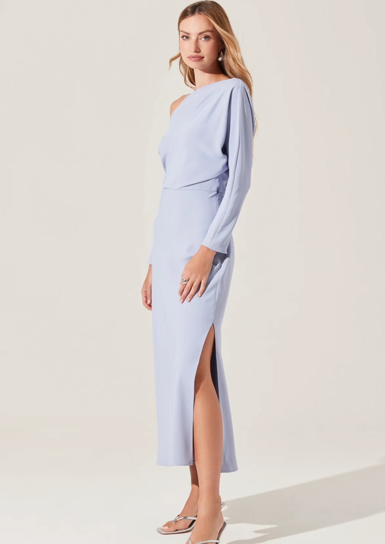 Nadia Off Shoulder Midi Dress