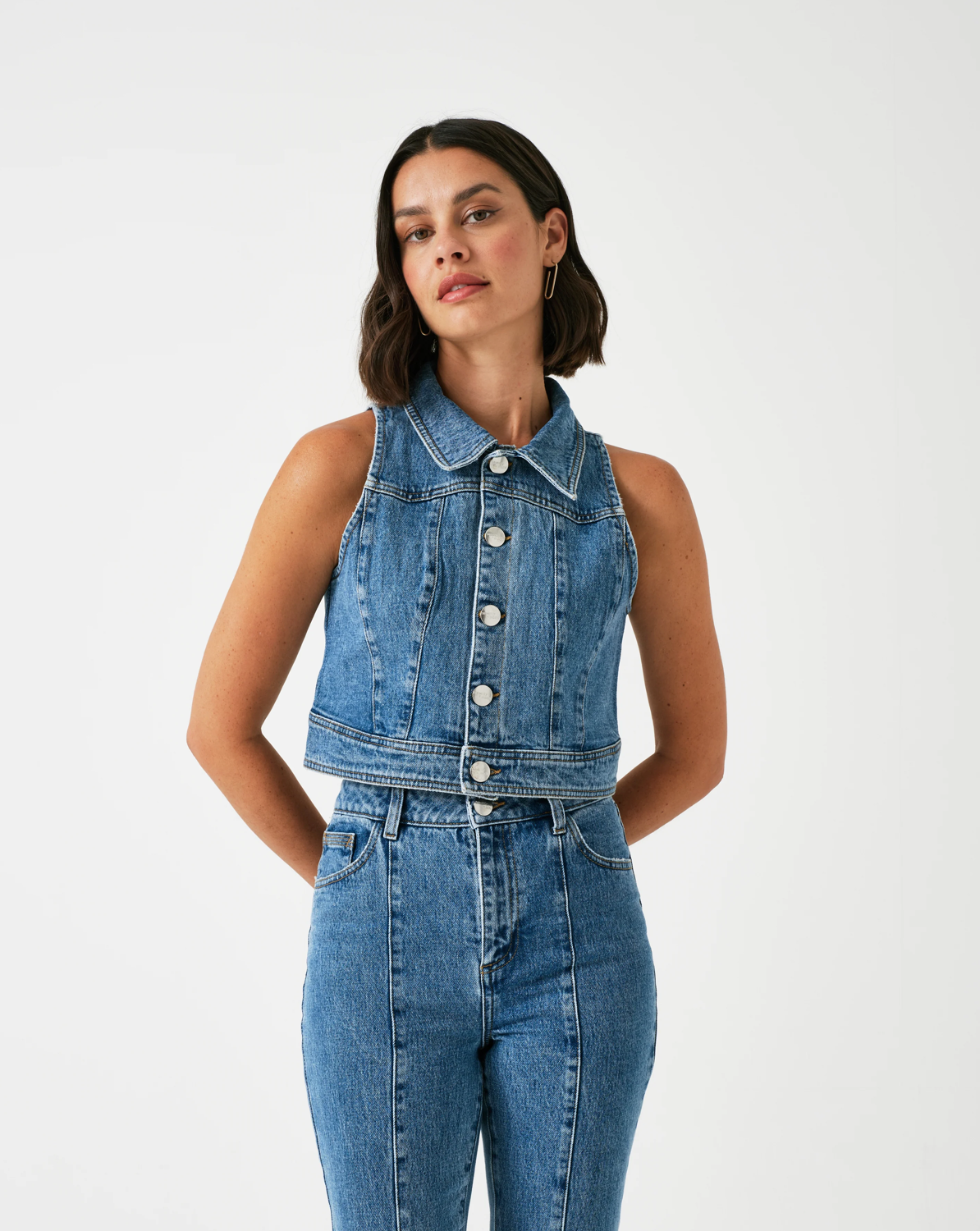 Cali Cropped Vest