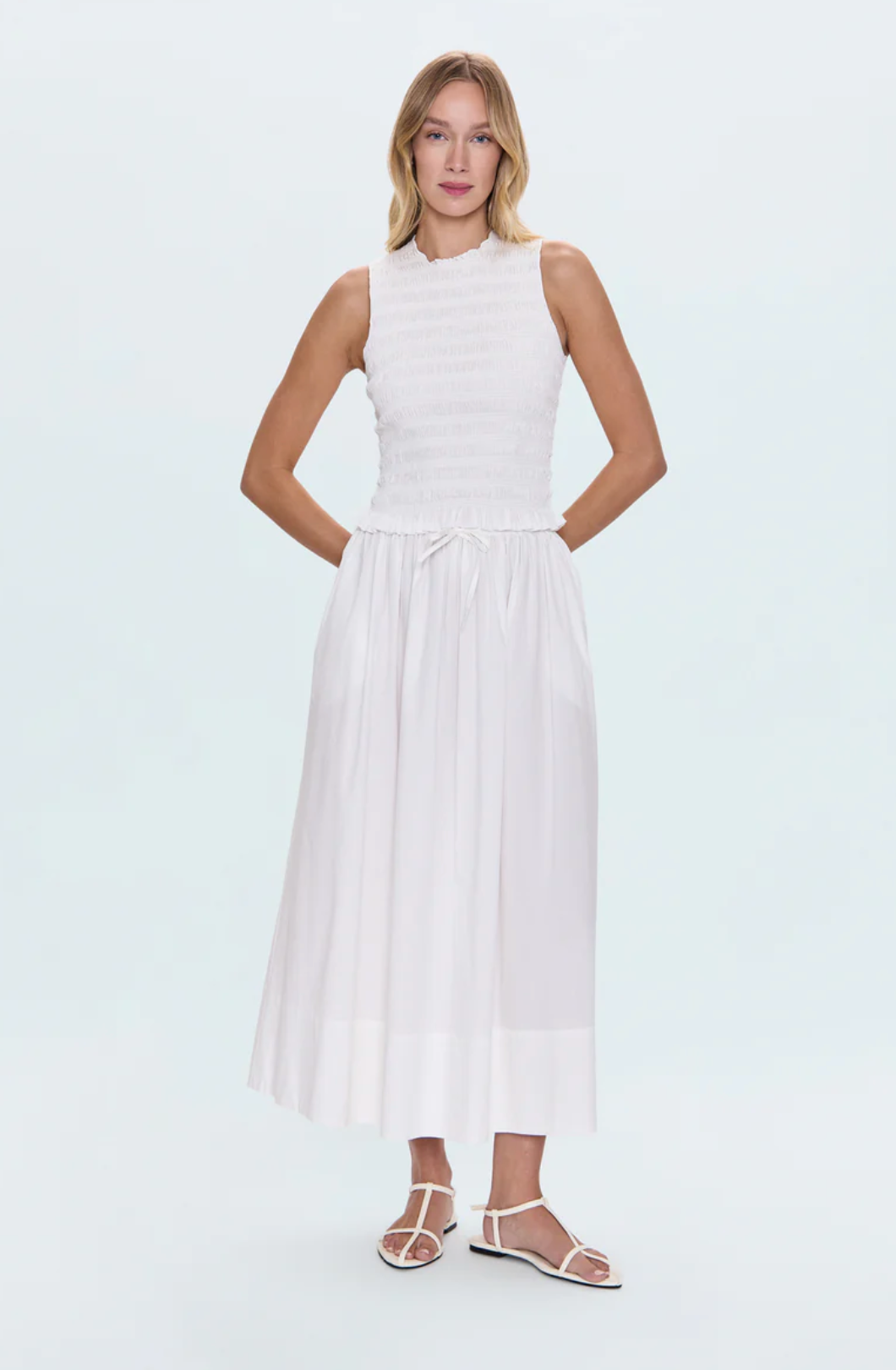 Noelle Poplin Maxi Skirt