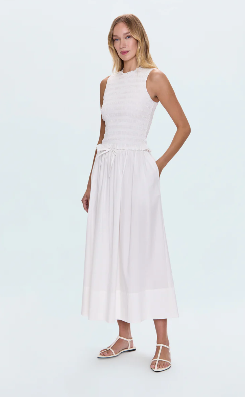 Noelle Poplin Maxi Skirt