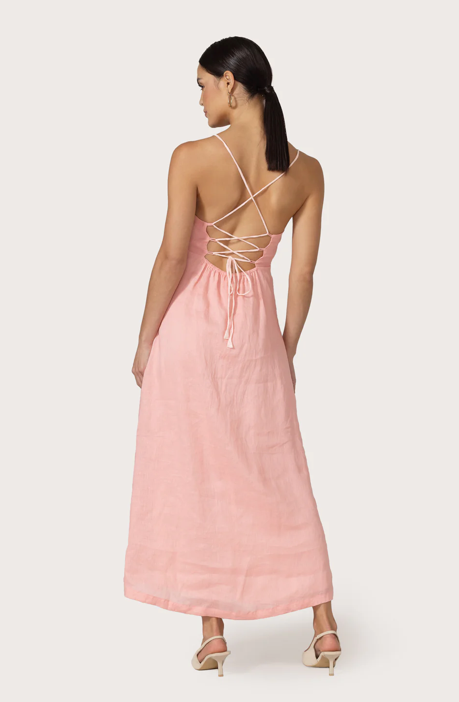 Nyla Maxi Linen Dress