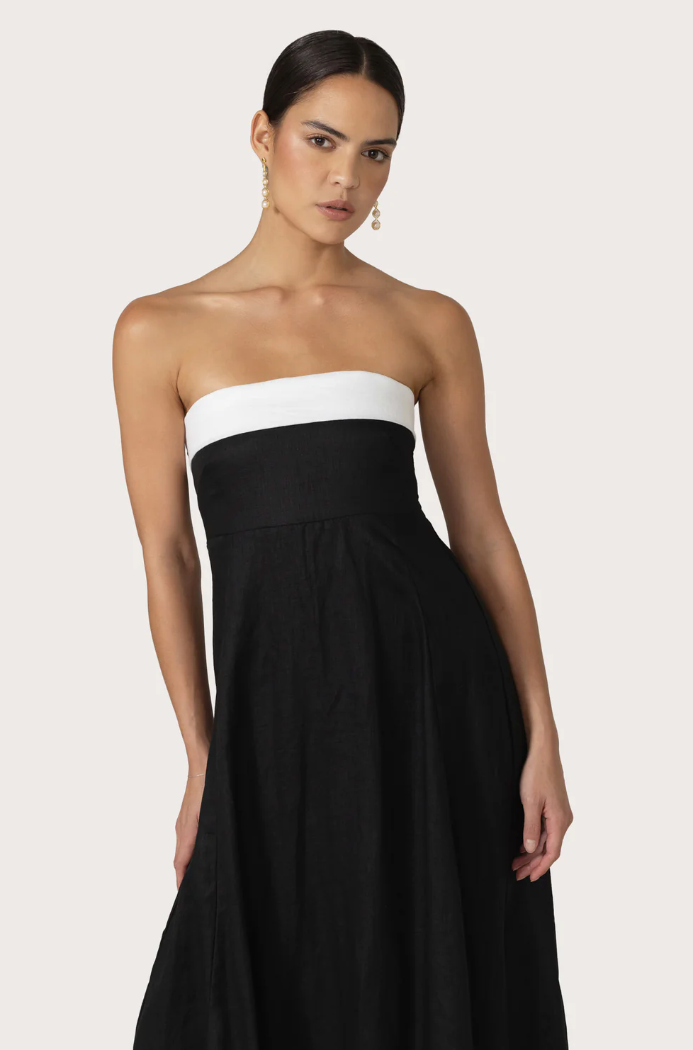 Alora Maxi Linen Dress