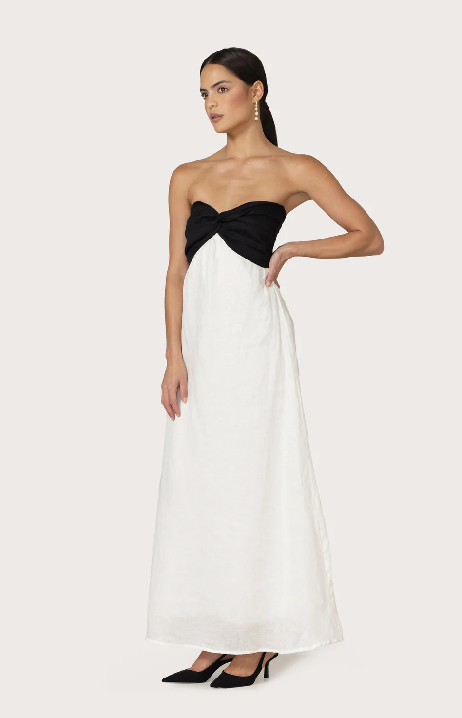 Melody Maxi Linen Dress