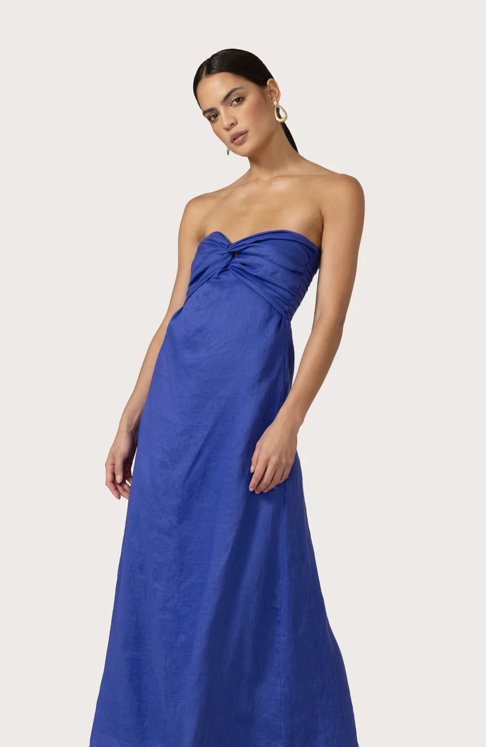 Melody Maxi Linen Dress