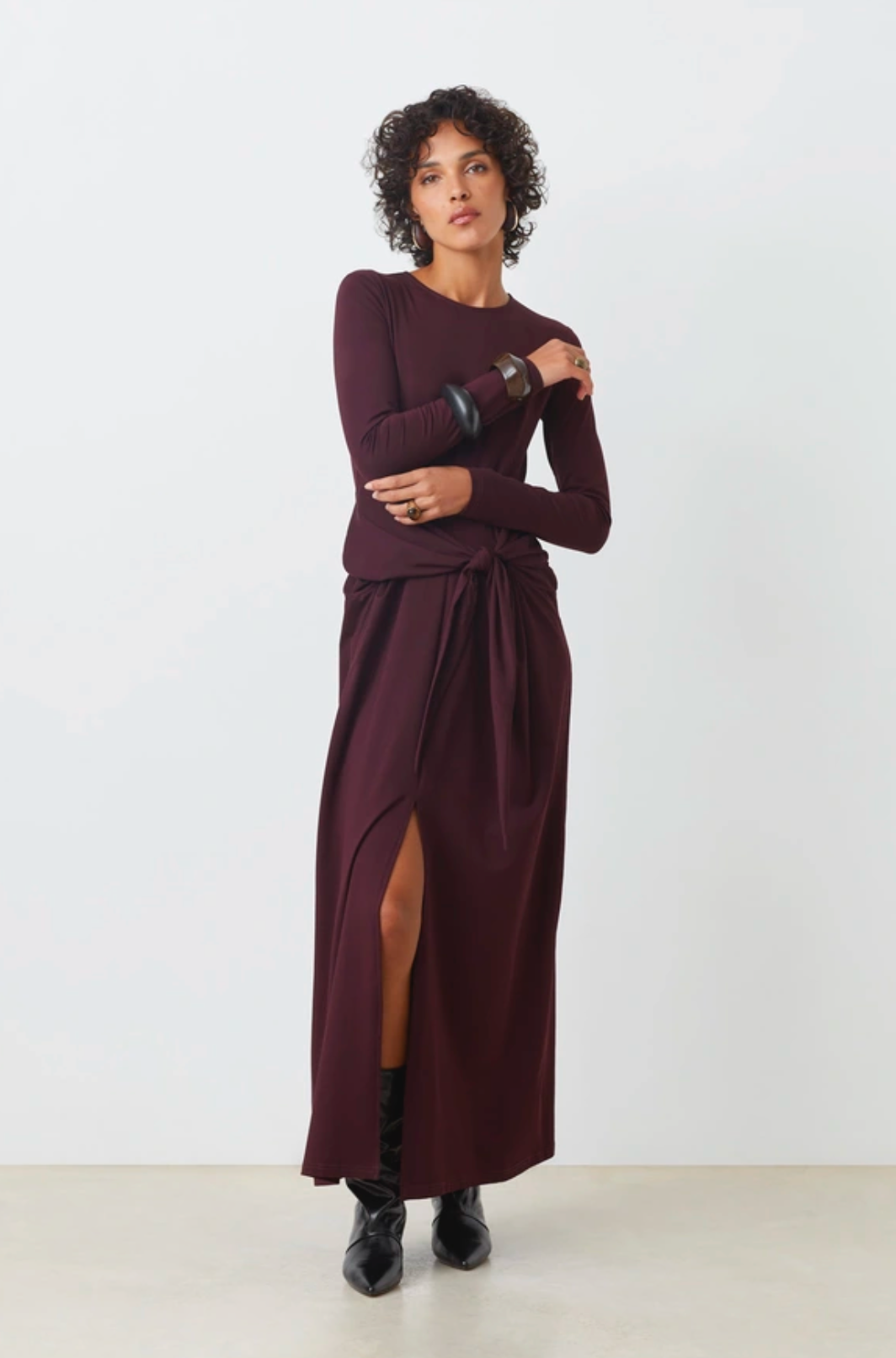 Cloud Draped Dress