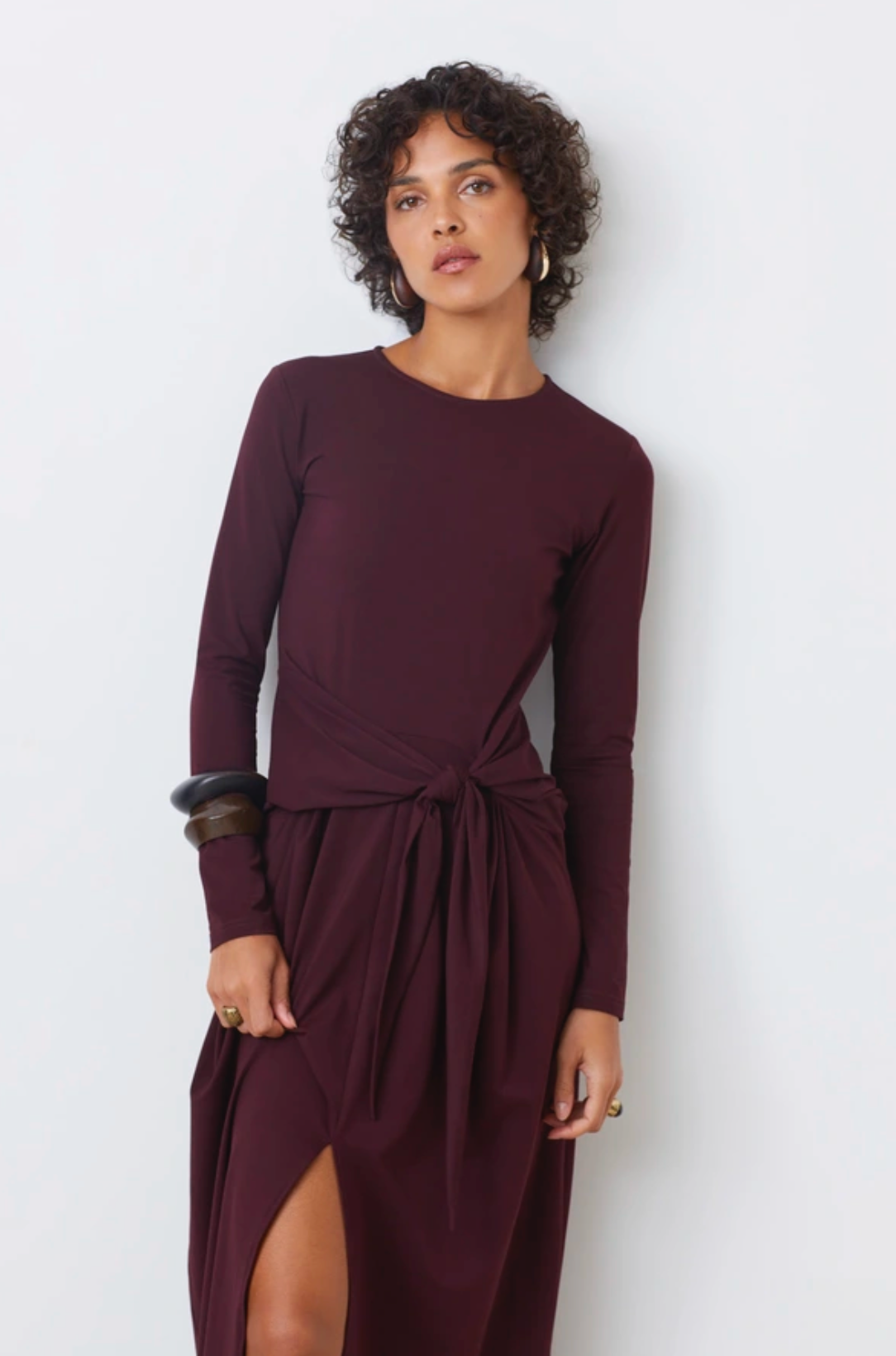 Cloud Draped Dress