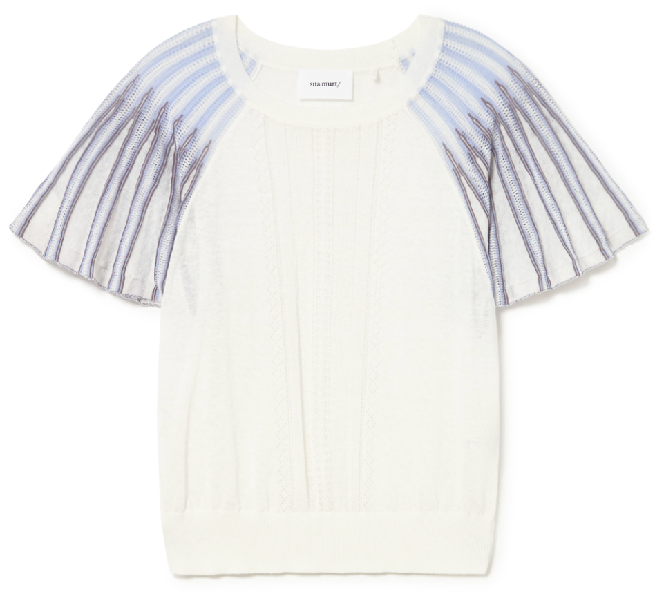 Flared Sleeve Sweater