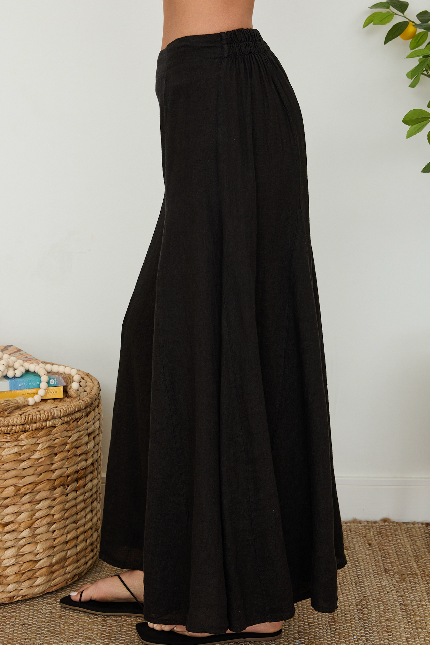 Linen Palazzo Pants
