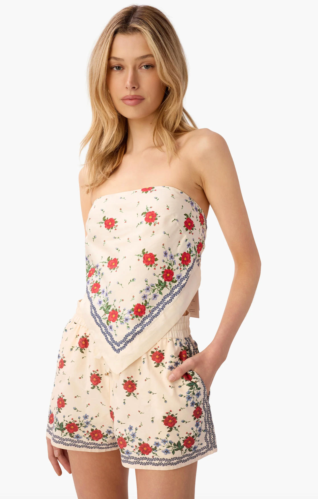 Juli Strapless Bandana Top