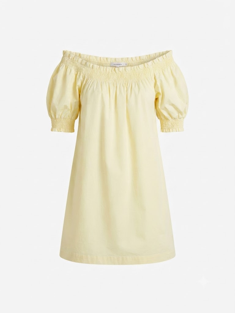 Bianca Smocked Babydoll Dress