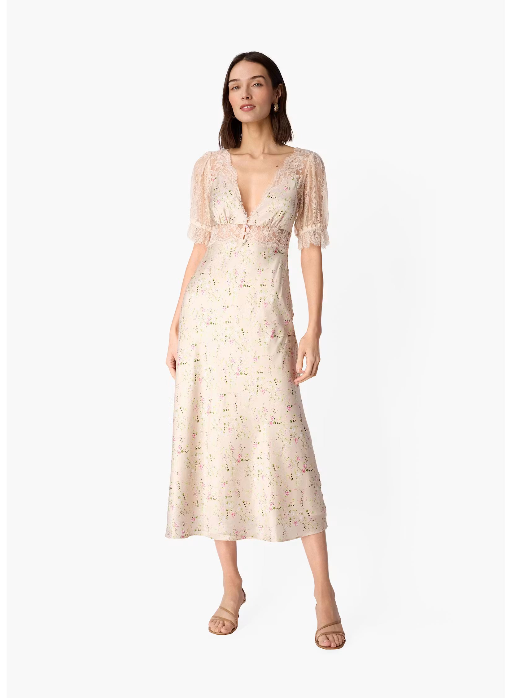 Dinah Silk Midi Dress