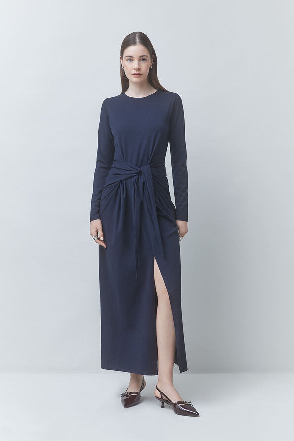 Cloud Front Slit Dress