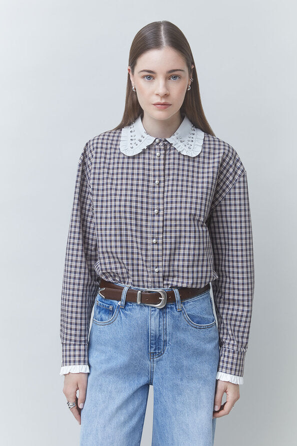 Lars Crop Button Down
