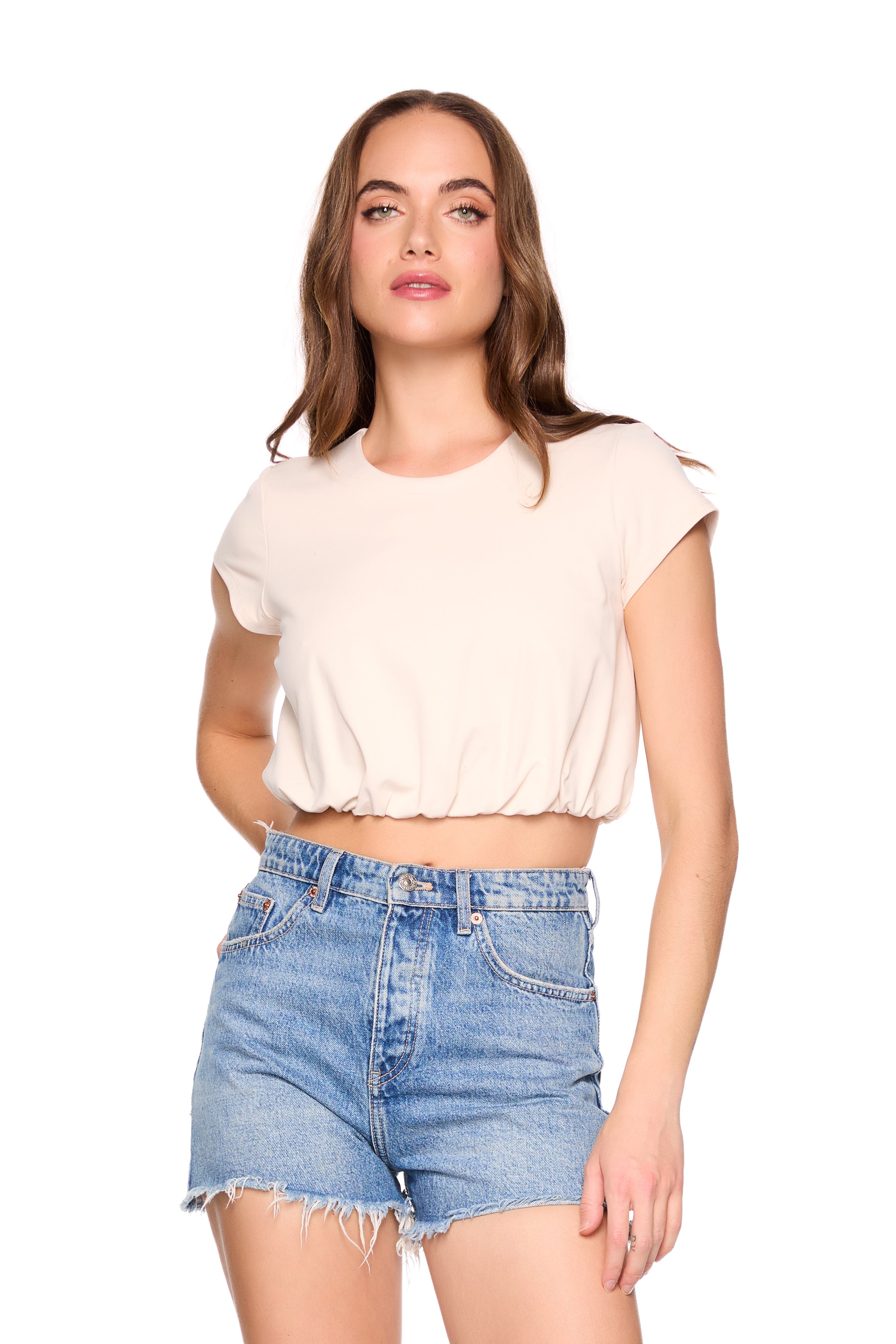Crew Blouson Top