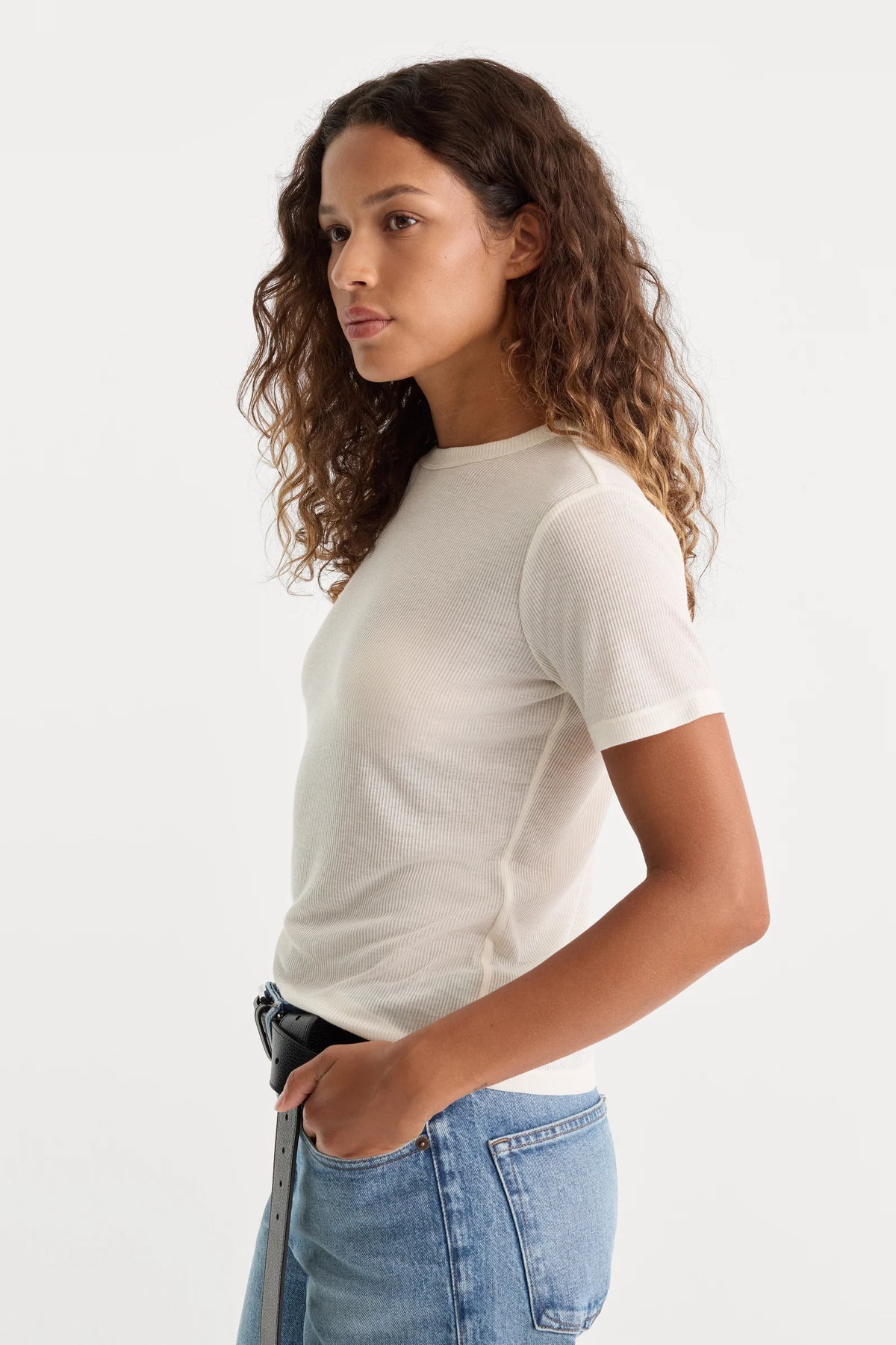 Sheer Rib Tee