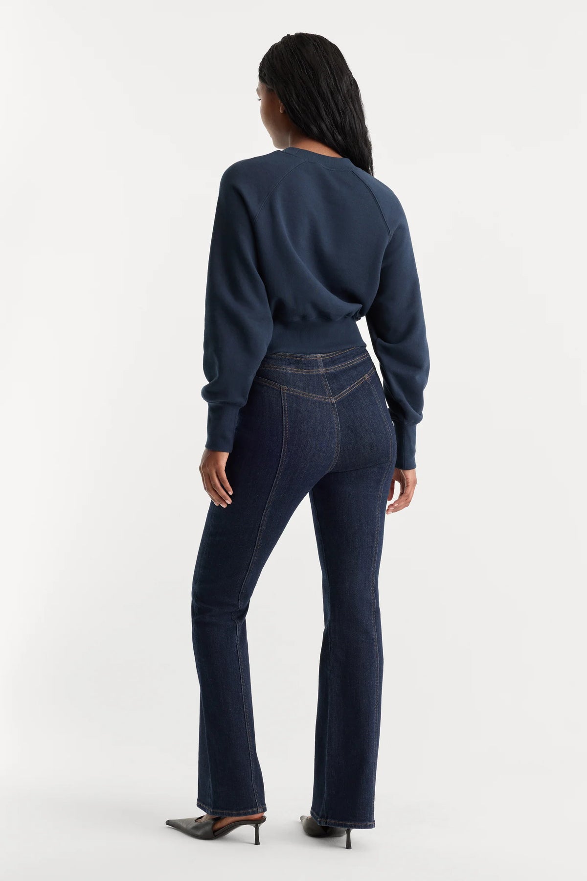 Seamed Bootcut Jeans