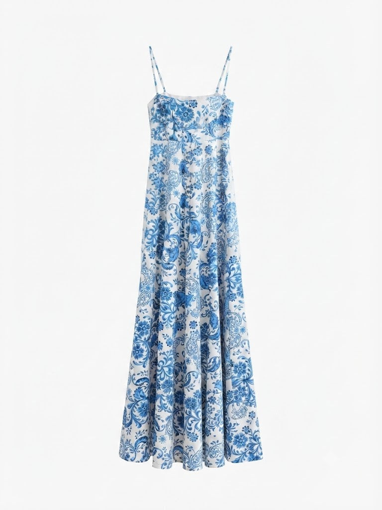 Floral Paisley Maxi Dress
