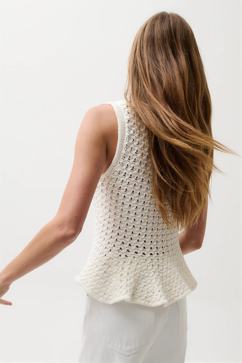 Anna Peplum Sweater Top
