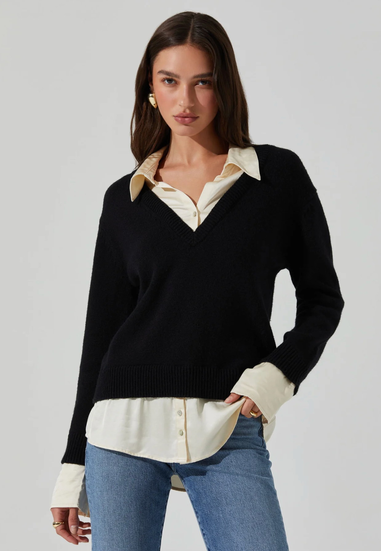 Jianna Layered Sweater