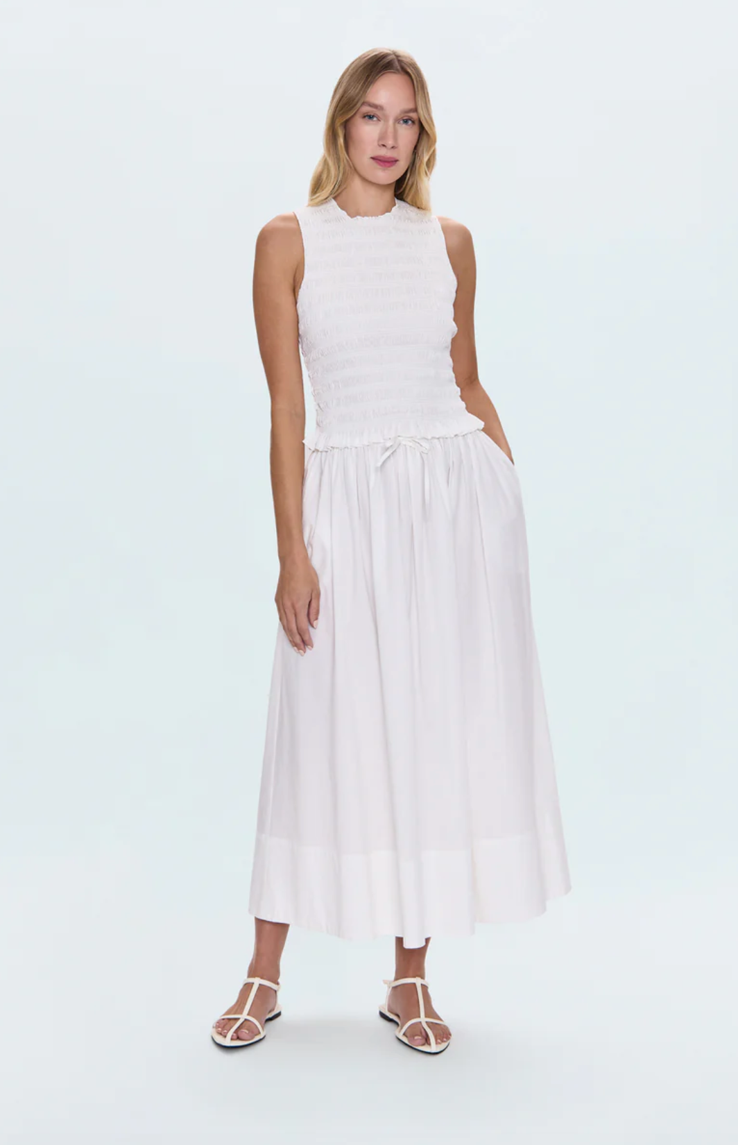 Noelle Poplin Maxi Skirt