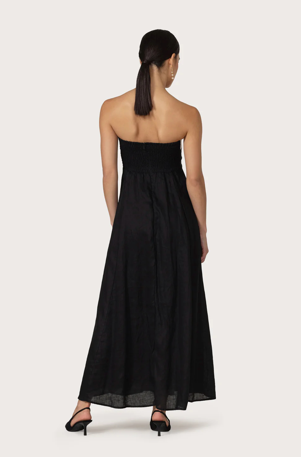 Alora Maxi Linen Dress