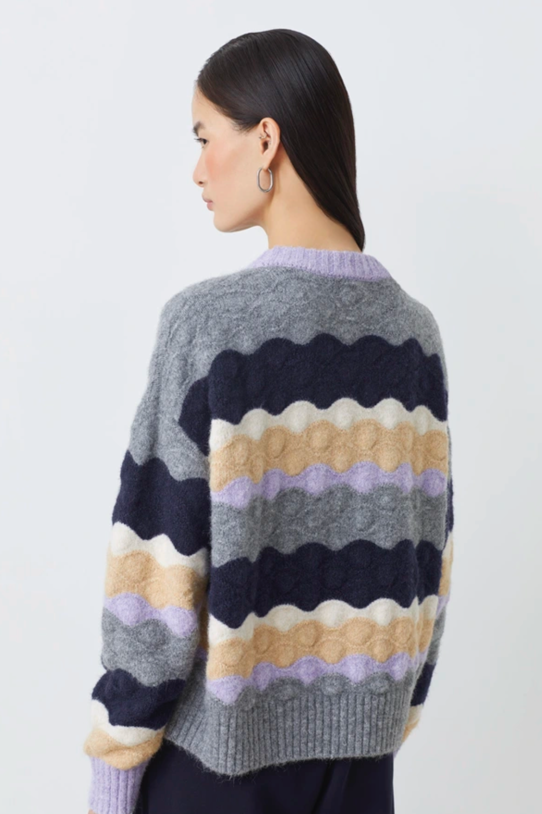 Panayo Scalloped Sweater