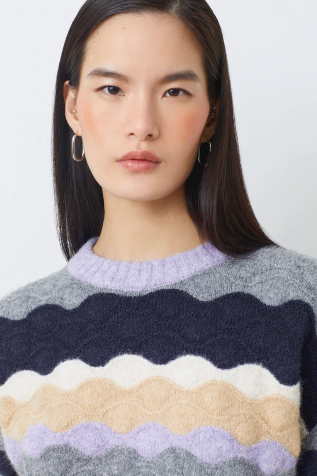 Panayo Scalloped Sweater