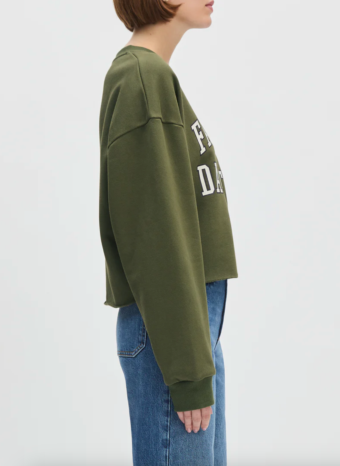 The Cropped Collegiate Sweatshirt