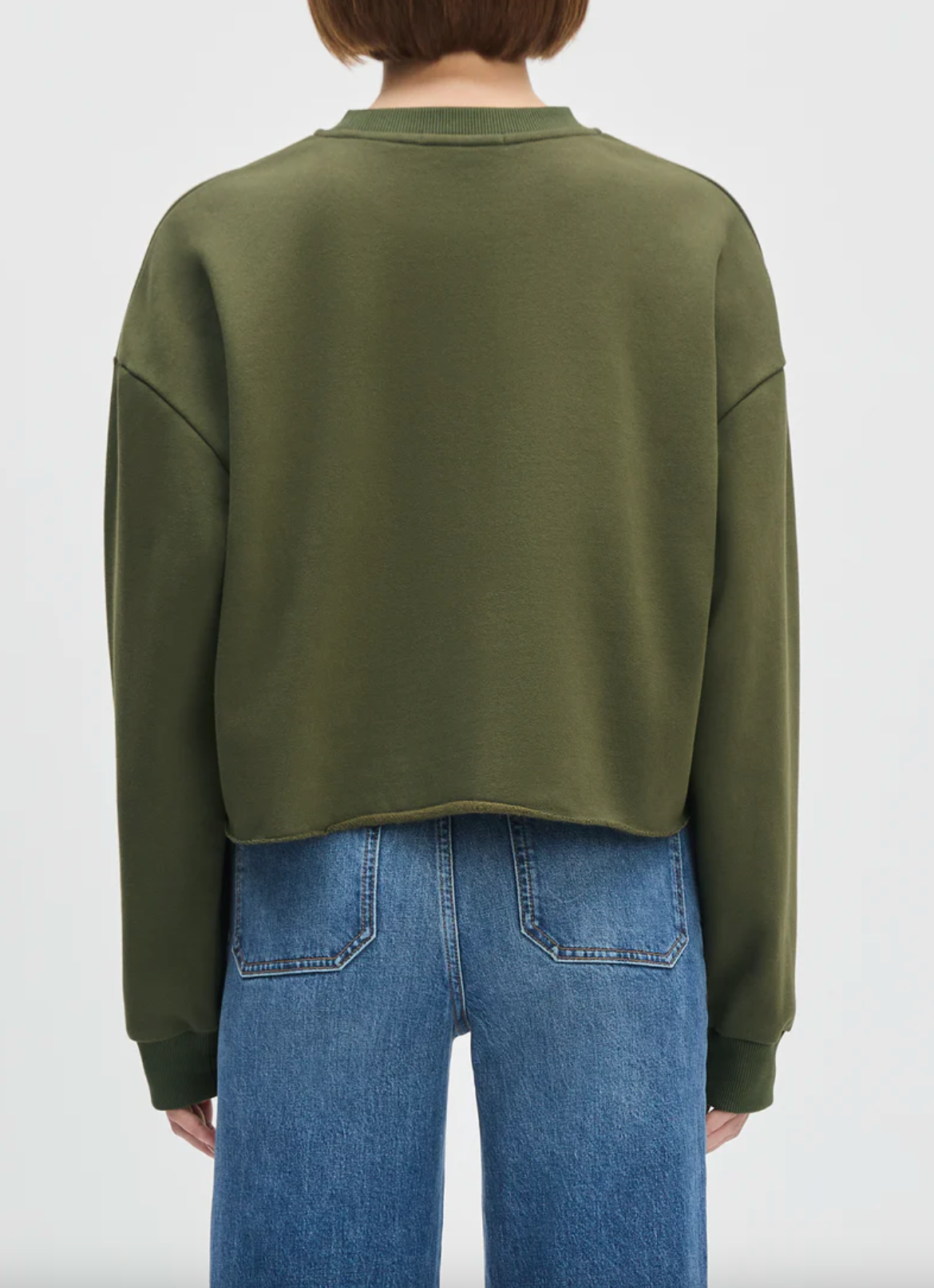 The Cropped Collegiate Sweatshirt