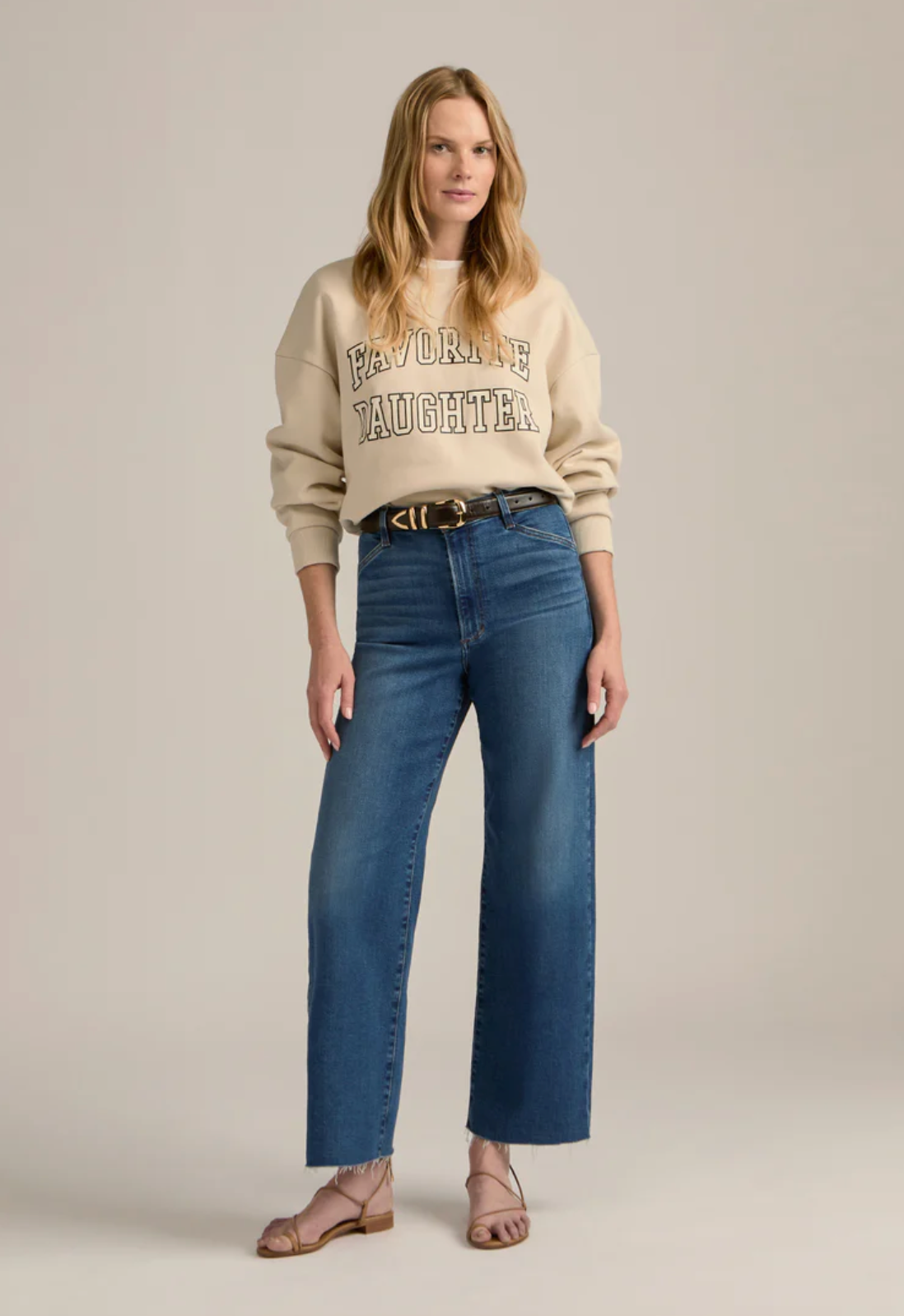 The Cropped Collegiate Sweatshirt