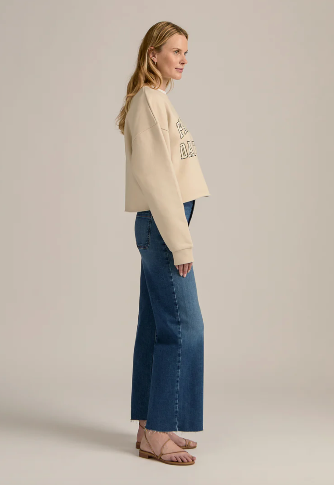 The Cropped Collegiate Sweatshirt