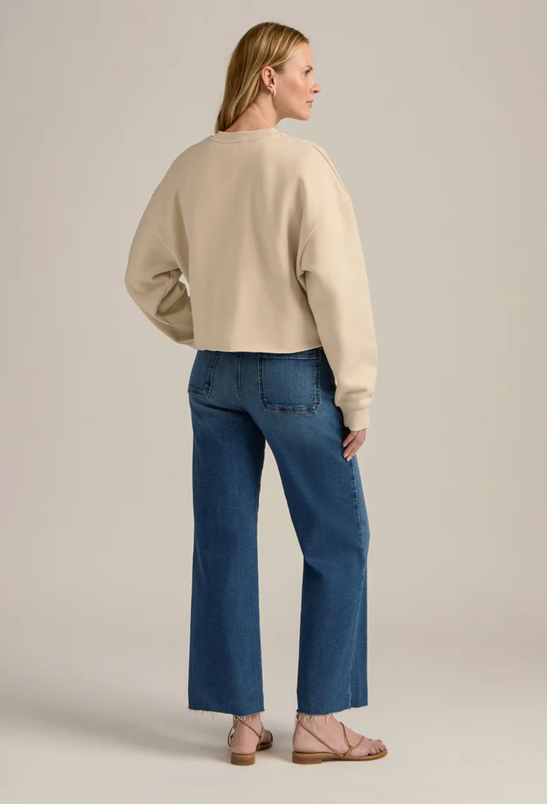 The Cropped Collegiate Sweatshirt