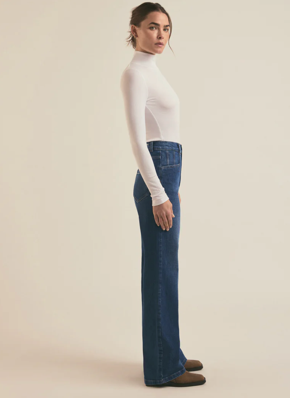 Ribbed Turtleneck L/S
