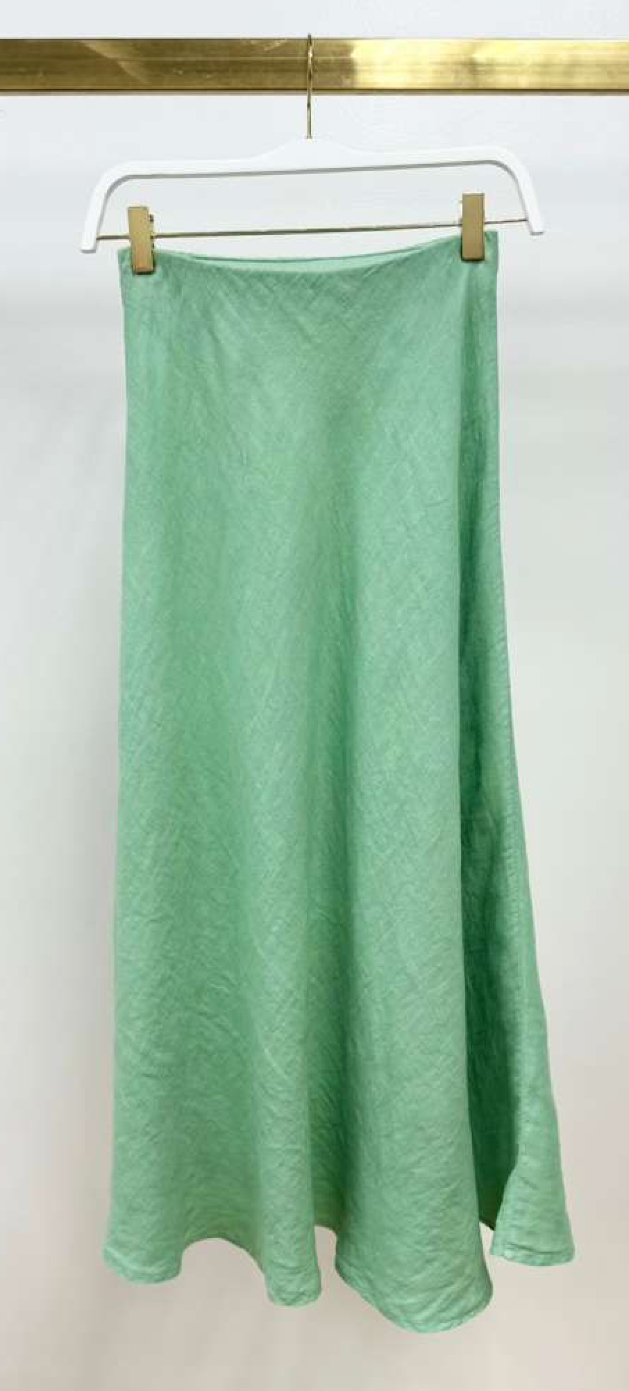 Linen Midi Skirt