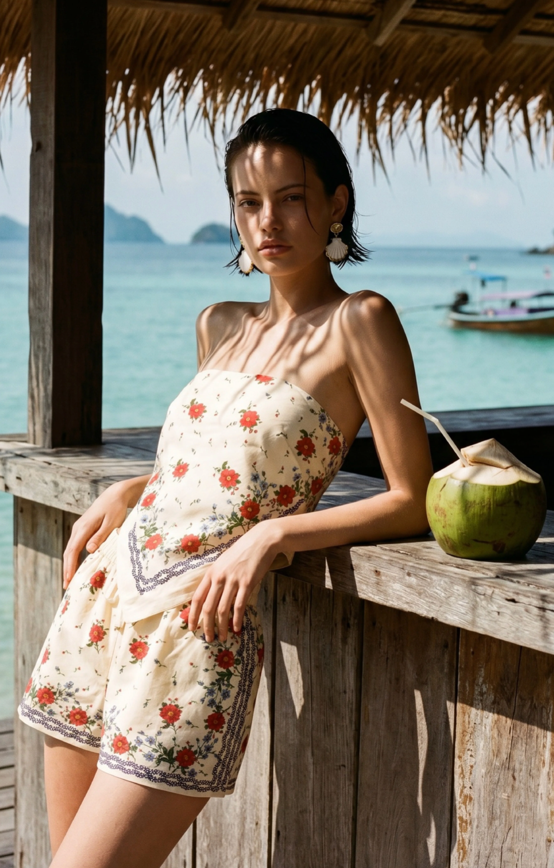 Juli Strapless Bandana Top
