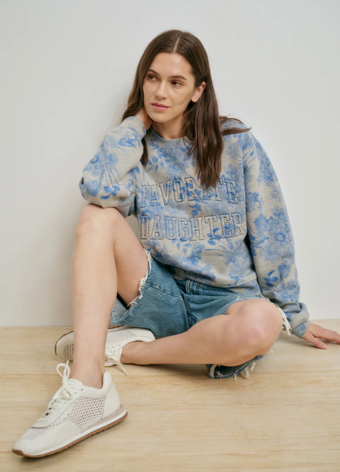 Favorite Embossed Sweatshirt