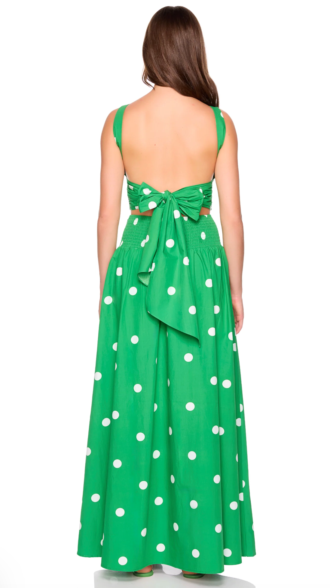 Poplin Polka Dot Top