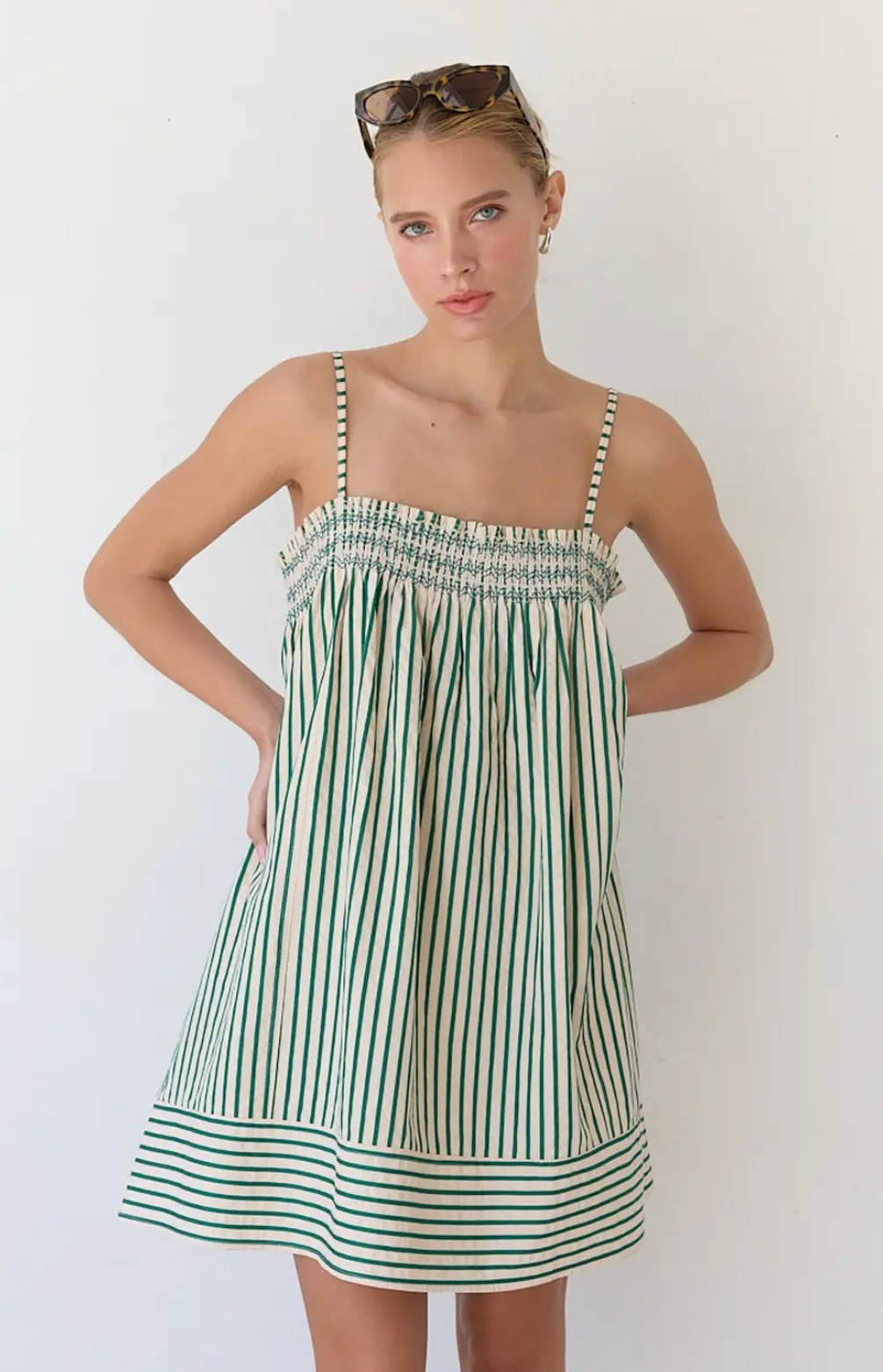 Bonnie Striped Mini Dress