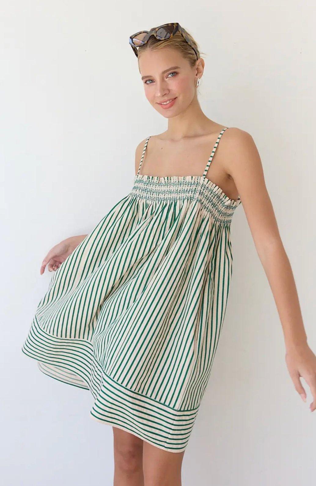 Bonnie Striped Mini Dress