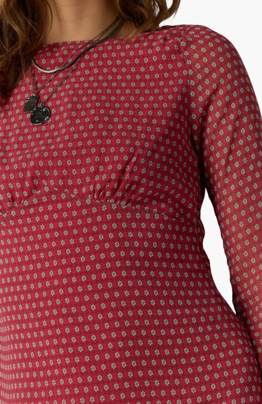 Jolie Printed Minidress