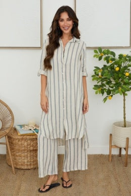 Button Down Tunic Dress